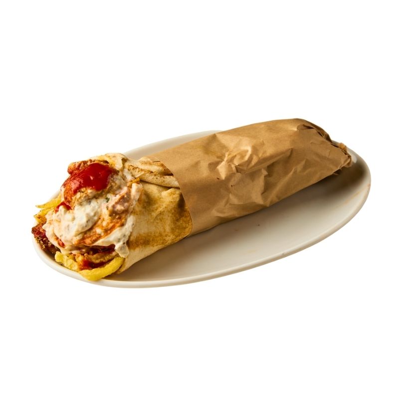 Babaganush kjofte wrap
